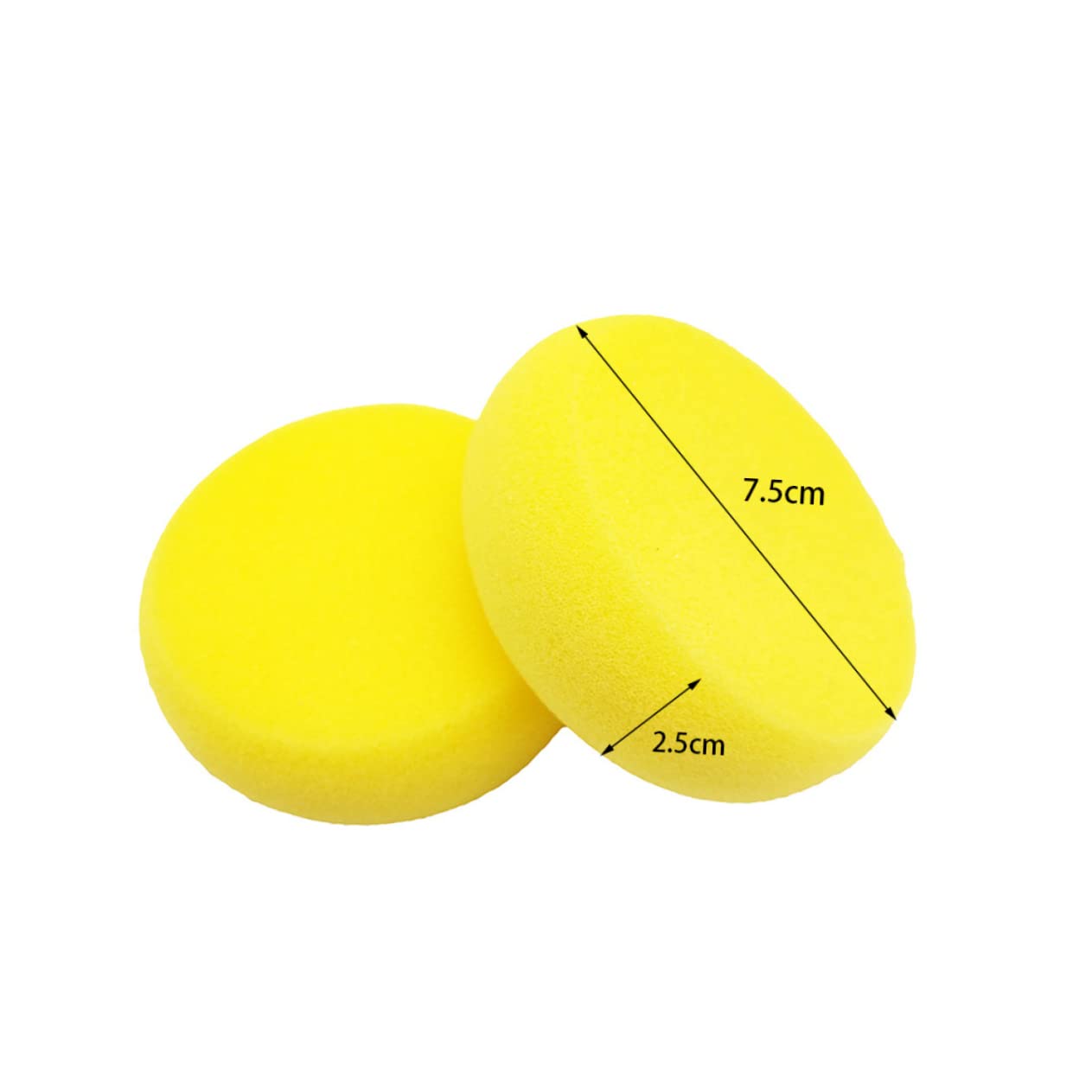 HOMSFOU 8Pcs Painting Sponge Brush Set Round Sponges for Drawing and Art Lessons Tools for