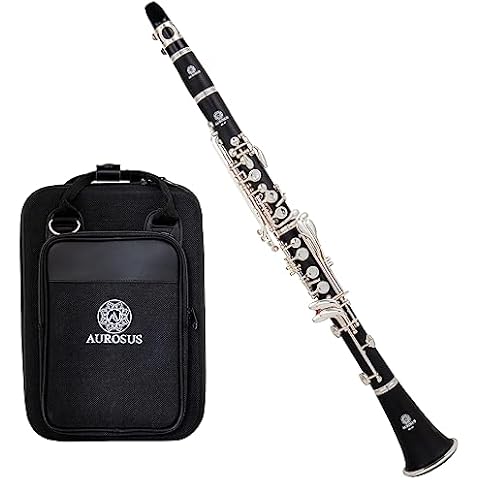 Aurosus DC-7 Plateau Mechanism - Covered holes 17 Keys clarinets for play outdoors in winter, For players with very small hands Players closed hole clarinet with hand handicaps Cover