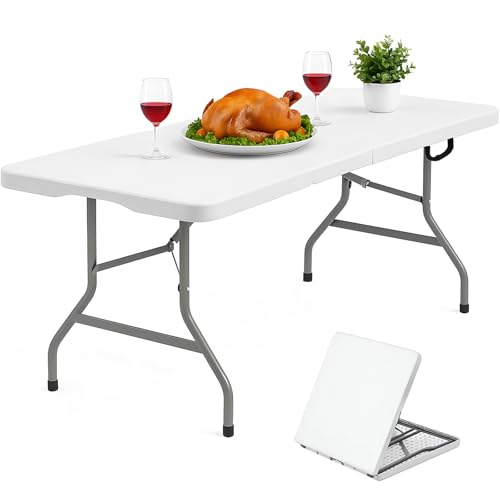 Table portable de 1,5 m pliante robuste pour optimiser l'espace de vos réceptions - 2