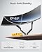 monTEK Dual Monitor Stand for Desk, 17-32 Inch Mechanical Spring Dual Arm, Heavy Duty Steel Adjustable Monitor Mount, Full Motion VESA 75x75/100x100, C-Clamp & Grommet, Holds Up to 20 lbs Each