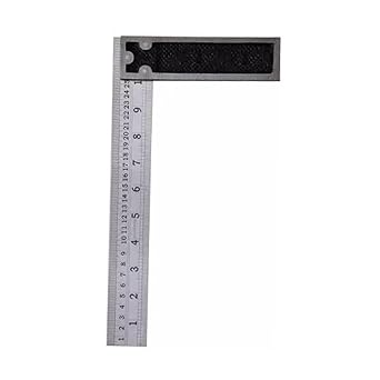 Bellstone Tri Square ruler | 90 Degrees Right Angle scale 12 Inch ...