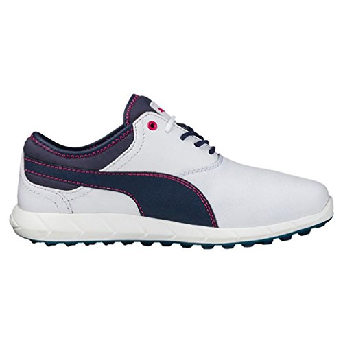 Puma Ignite Spikeless WMNS White Peacoat Bright Rose - Image 3