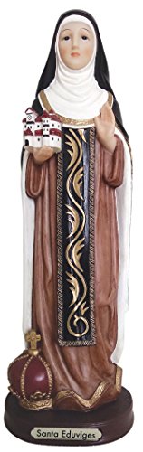 Estatua Santa Eduviges 8.5 pulgadas