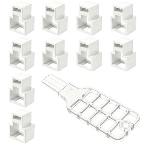Bloqueador de puerto RJ45 con llave de seguridad antipolvo para ordenador y router