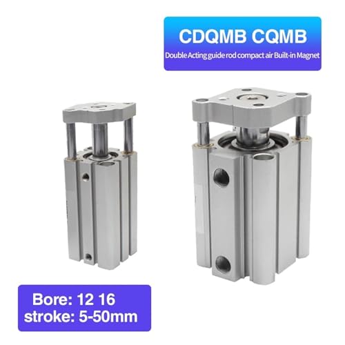 Cylindre compact CQMB12 double action avec aimant intégré course 5mm