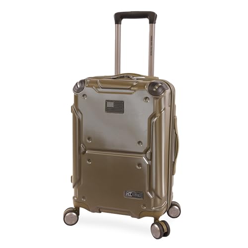Highland Tactical Hardside Carry-On Luggage 21" Dark Green