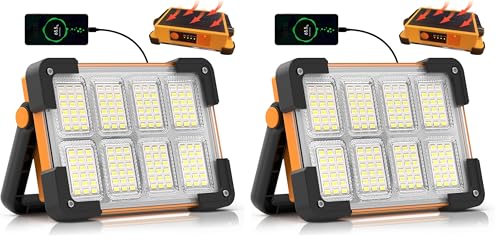 Lampe de chantier portable pour éclairer un garage sombre sans prise