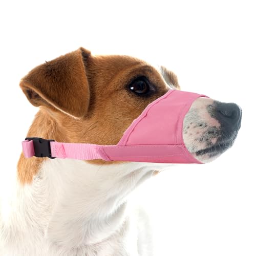 Muzzle for Small Dogs, Comfortable Adjustable Anti-Biting Muzzle ...