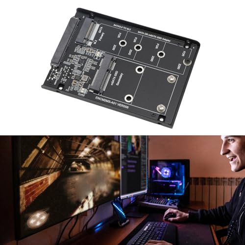 Caja externa para SSD M.2 NGFF y MSATA miniatura 3