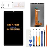 A-MIND for Samsung Galaxy Tablet A7 Lite 8.7“ SM-T220 SM-T227U Screen Replacement LCD Display Touch Screen Digitizer Assembly Glass Repair Parts (Not for SM-T225 SM-T225N)