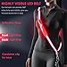 Todoxi LED Belt Reflective Sash for Walking at Night, High Visibility Adjustable Night Running Safety Gear Rechargeable LED Light Up Running Belt Reflective Gear for Runners Walkers Men Women