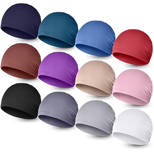 Bonnet de chimio femme Zhengmy lot de 12 turbans élastiques multicolores
