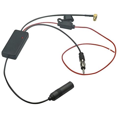 EZoneTronics DAB Car Radio Stereo Aerial Splitter FM to Digital DAB/DAB+ Car Antenna Converter Signal Amplifier Adapter for Truck Car Cover