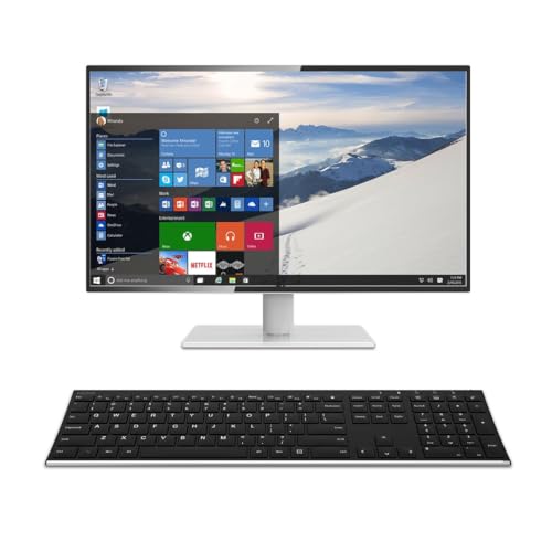 Arteck 2.4G Wireless Keyboard Stainless Steel Ultra Slim Full Size Keyboard with Numeric Keypad for Computer/Desktop/PC/Laptop/Surface/Smart TV and Windows 10/8/ 7 Built in Rechargeable Battery by Arteck - Image 7