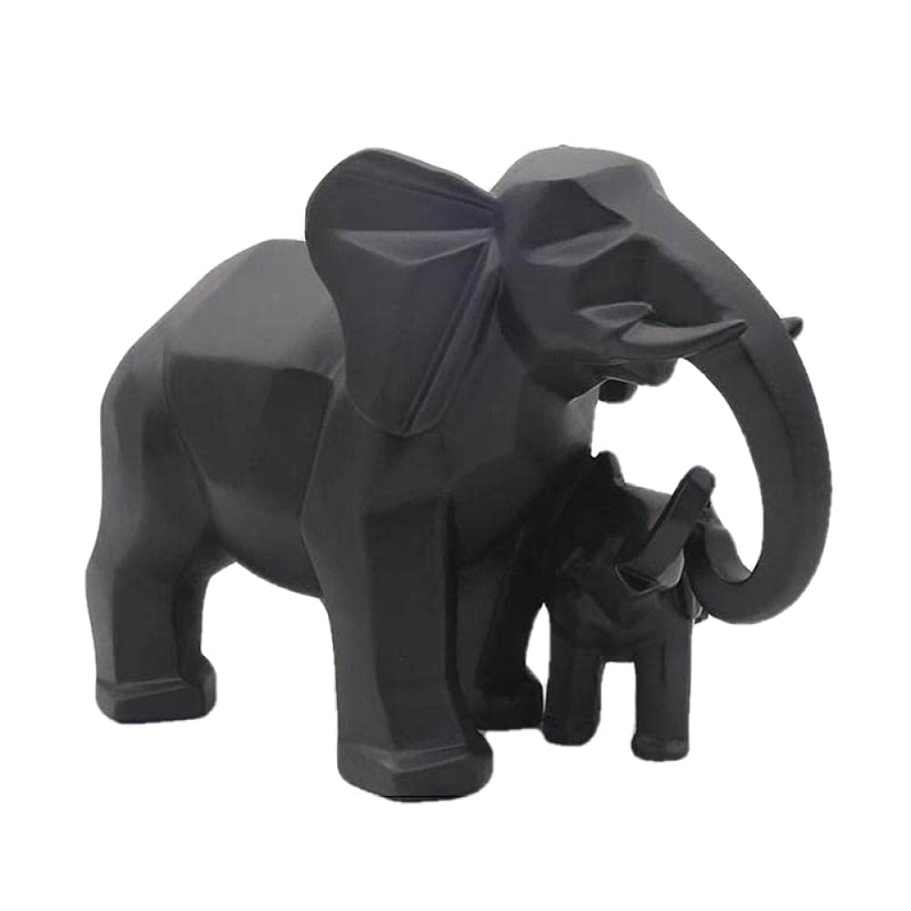 Decoración De Figuras Elefante Resina Decoración Escultura Estatua Adornos Madre E Hijo