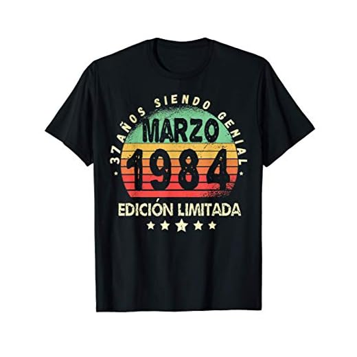 Nacido En Marzo 1984 37 Años Cumpleaños 37 Años Regalo Camiseta