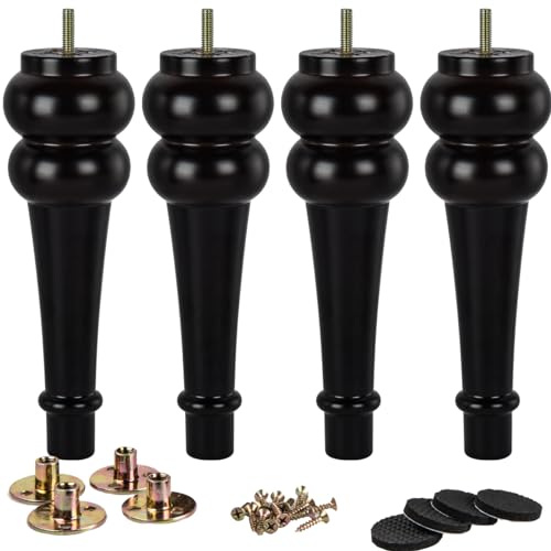 La Vane 9.5 inch / 22cm Wooden Furniture Legs