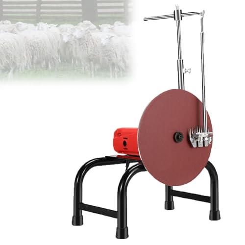 Pfps Afiladora Eléctrica para Tijeras De Esquilar, Máquina Profesional para Afilar Cuchillas De Esquiladoras con Soporte Telescópico Ajustable, para Ganado De Granja