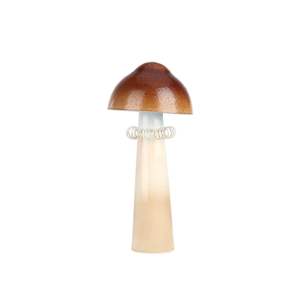 Champignon de bande dessinée vert armée pour décoration de jardin