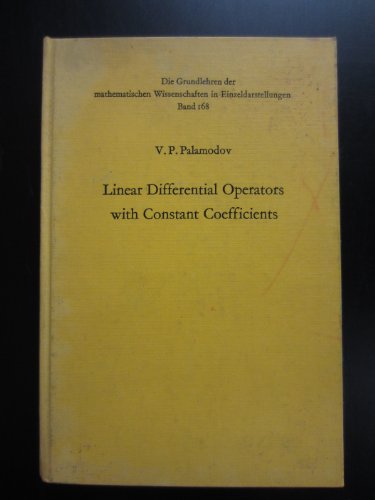 Linear Differential Operators with Constant Coe... 0387048383 Book Cover