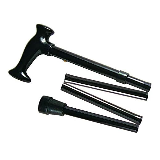 Dilepe Bengala Aluminio Db223 Dobrável Preto