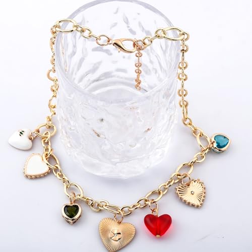 Disengor Gold Chunky Heart Charm Necklace for Women by Disengor - Used condition - Image 8
