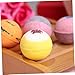CALLARON 6pcs Two-Tone Spa Bath Balls Dye Natural Bubble Animal Shape for Feet Body