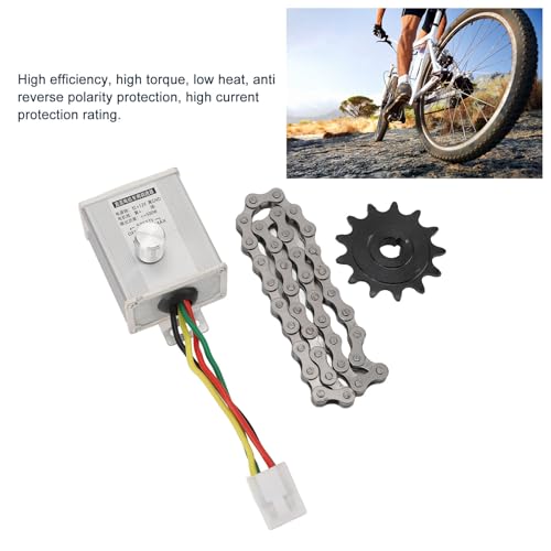 Motor de velocidad de motor CC 12V 500W kit de control compacto y portátil 4