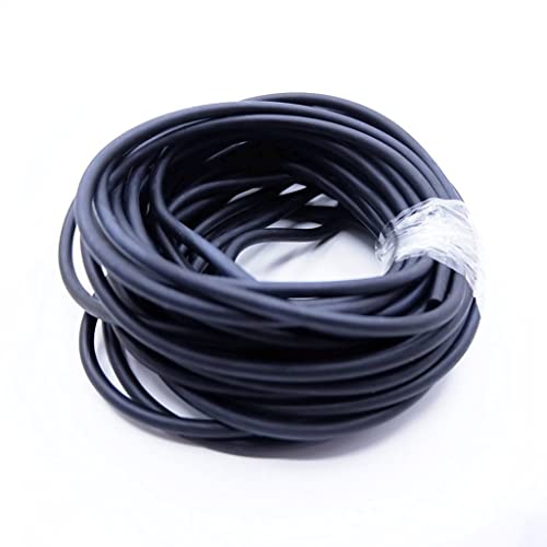 Nature Latex Rubber Hoses, Antifreeze Tension Rope Pipe High Resilient Elastic Tube Slingshot For Hunting Slingshot Catapult Bow (Color : Black, Length : 2M)