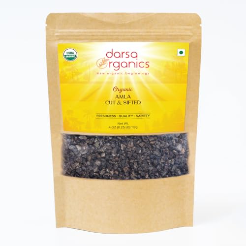 Darsa Organics Dried Amla Indian Gooseberry (4oz)