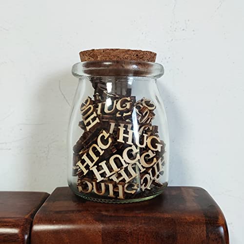 Langjitianya Jar Of Hug Gift Jar,Gag Gift Birthday Gift Christmas Gift Funny Gift,Gift For Friend，Anniversaries Gift Valentines Day Gifts Hug To Give(Hug Jars) (7Oz-Cn) #TOP4