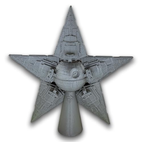 Death Star Tree Topper - Christmas Galactic Wars Impresion 3D KTSR