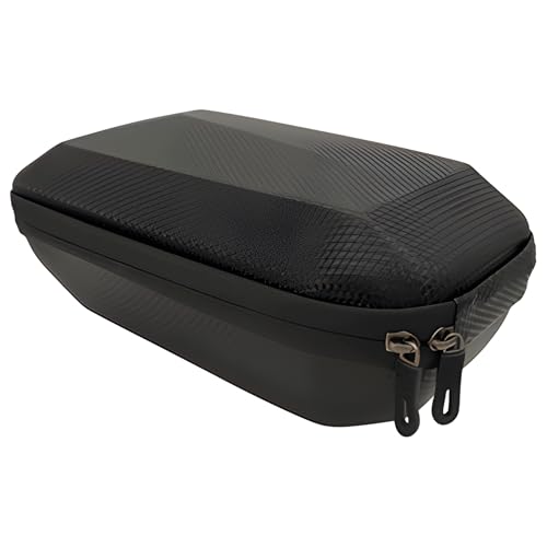 HayWHNKN Scooter Bag Balance Car Front Bag 4.2QT Capacity Bike Front Handlebar Bag LeatherEVA Material Black