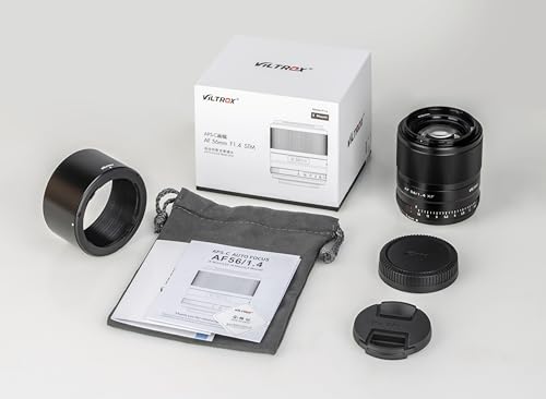 Image of Viltrox AF 56mm f /1.4 XF STM APS-C Frame Auto Focus Standard Prime Lens for Fuji Fujifilm X-Mount Mirrorless Digital Camera X-A7 X-E3 /4 X-H1 X-PRO2 /3 X-T2 /3 /4 X-T20 /30 X-T30II X-T200 X-S10(Black)