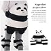 Jorzer Snowboard Butt Pad, Cute 3D Panda Snowboard Knee Pads and Butt Pad 3PCS/Set Soft Padded Ski Protective Gear for Adult Kids Scooters Snowboarding Roller Skating Sporting_Goods.-