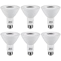 TORCHSTAR PAR30 Long Neck LED Bulb, CRI90+ Dimmable LED Spotlight Bulbs, 8W=75W, 3000K Warm White, UL & ES Listed, 800LM Super Bright, for Recessed Trim Lighting, Track Light, Pack of 6