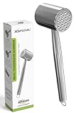 XSpecial Meat Mallet Tenderizer Dual Sided Head Stainless Steel, Easy to Use, Clean in Dishwasher -...