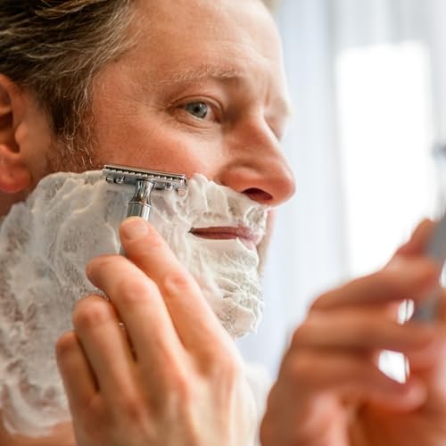 Merkur Razor, Straight Comb, krótki uchwyt, jasny chrom