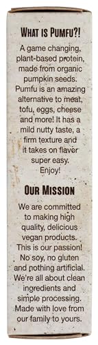 Foodies Vegan Organic Original Pumfu, 8 OZ
