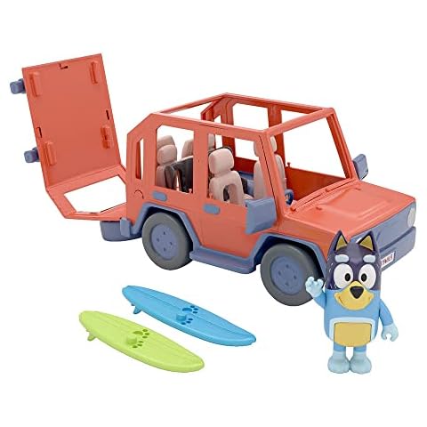 Bluey 4WD Family Vehicle with Surfboards Cover