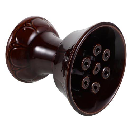 HAMPPLIES Lámpara de Aceite Cerámica para Diwali Portavelas de Barro Artesanal Soporte para Vela de Mantequilla para Altar para Puja y Meditación Resistente y Versátil