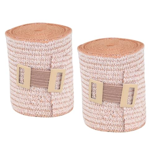 SOESFOUFU 2 Rolls Gauze Tape Wraps for Injury Elastic Bandage Snatch Bandage Wrap