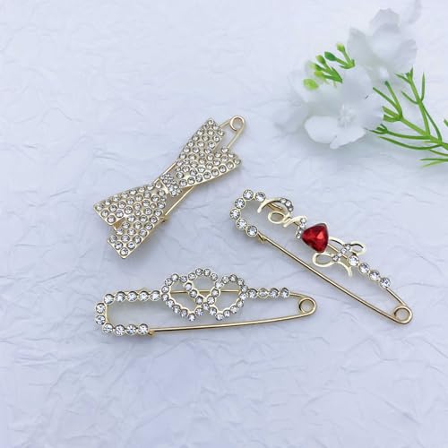 Image of 2 Pcs Scarf Ring Clips for Women Metal Shirt Tightener Cinch Buckle for Silk Scarf Shawl Blouse Sweater T Shirt Clothing Accessories