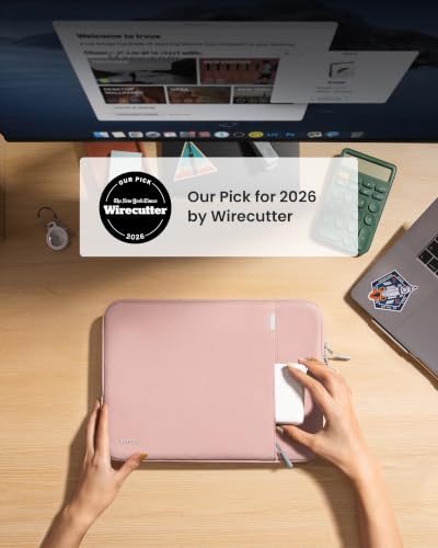 Image of tomtoc 360 Protective Laptop Sleeve for 15-inch New MacBook Air M5 /A3448 (2026), M4 /A3241, M3 /A3114, M2 /A2941, Water-Resistant Laptop Case Fits 15-inch MacBook Pro A1990 A1707 & Surface Laptop AI PC