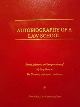 Hardcover Autobiography of a Law School Book