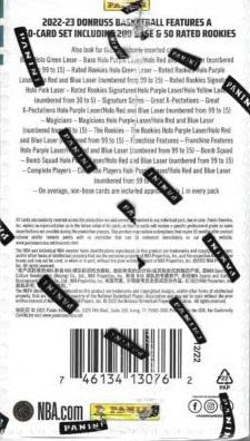 2022-23 Donruss NBA Basketball Value Blaster Box - 6 Packs - 15 Cards per Pack - 90 Trading Cards Total