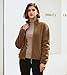 LAPASA Chaqueta Sherpa con Cuello Alto Forro Polar con Bolsillos Laterales para...