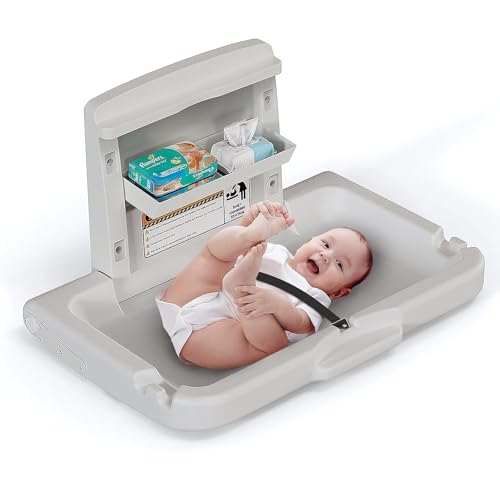BELZAR Commercial Wall Mounted Baby Changing Station – ADA Compliant