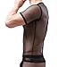 YOOBNG Sexy Men's Underwear Sleeveless Vest Tank Top Mesh Fishnet Undershirt
