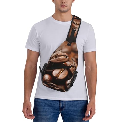 Mochila Sling Bag Urbana para Hombre y Mujer Negra miniatura 2